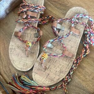 Circus by Sam Edelman Colorful Braided Sandals